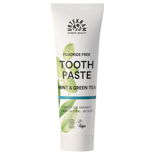 URTEKRAM Mint and Green Tea Toothpaste, 75ml