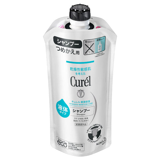 curel Shampoo, Refill, 340ml