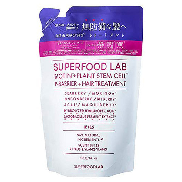SUPERFOOD LAB BT+P Barrier Scalp Hair Treatment Refill, 400g