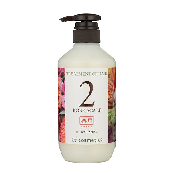 Medicated Treatment of Hair 2-RO Scalp, 515g, Moisturizing, Rose Bouquet