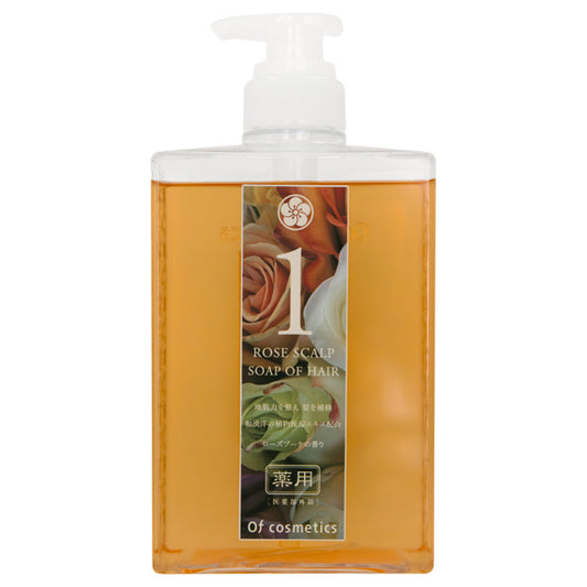 Of cosmetics Soap Of Hair 1-RO Scalp (Rose Bouquet Scent), 625ml