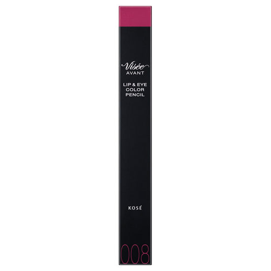 VISE AVANT Lip & Eye Color Pencil, [008] FIG, 1.2g, Smooth