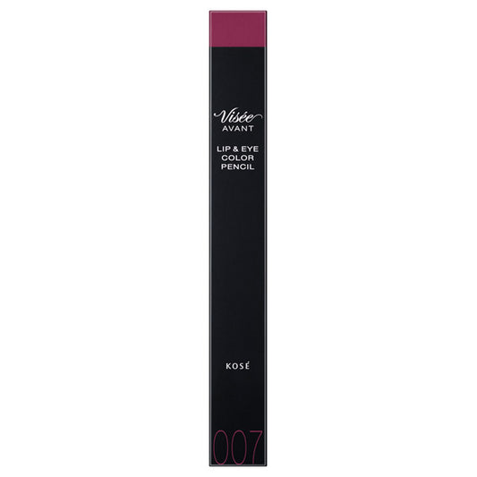 Visee Avant Lip & Eye Color Pencil, [007] FIREWORKS, 1.2g, Smooth