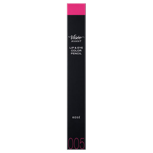 VISE AVANT Lip & Eye Color Pencil, [005] YUMMY CANDY, 1.2g, Smooth