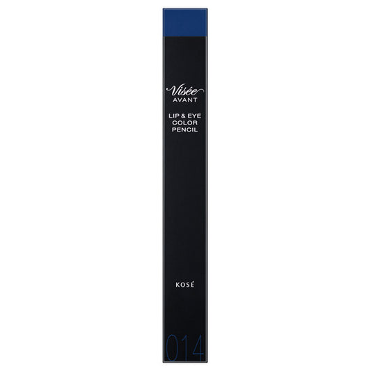 VISE AVANT Lip & Eye Color Pencil, [014] MIDNIGHT DAZZLE, 1.2g, Smooth