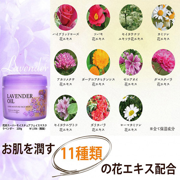 Hanajirushi Super Moisture Face Mask L, 220g