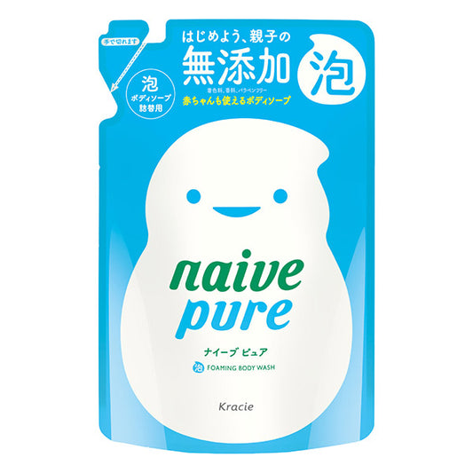 Naive Pure Foaming Body Soap Refill, 450ml