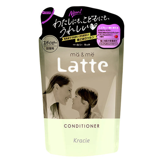 ma&me Latte ma&me Conditioner (Refill, Apple & Peony), 360g