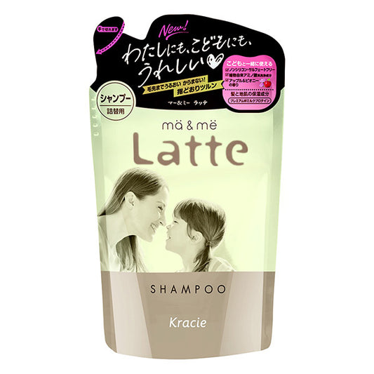 ma&me Latte ma&me Shampoo (Refill, Apple & Peony) , 360ml