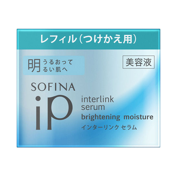 Sofina Interlink Serum for Moisturized and Bright Skin, Refill, 55g, Ocean Energy Scent