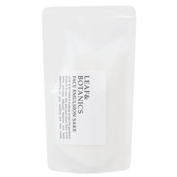 Leaf & Botanics Face Emulsion Junmai-shu (Refill), 90ml