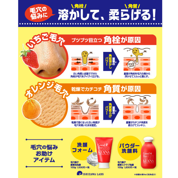 KeanaNadeshiko Baking soda scrub cleansing powder, 100g