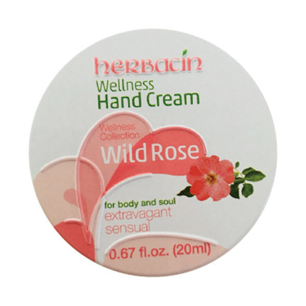 Herbacin Hand Cream Rose Tin, 20ml
