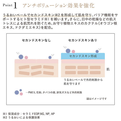 ETVOS Moist Barrier BB, SPF32 PA+++, Natural, 30ml, Rose and geranium scent.