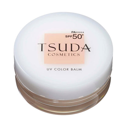 Tsuda Cosmetics UV Color Balm SPF50 (Natural Pink), 18g
