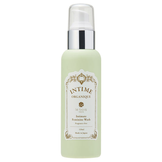 Intime Organic Feminine Wash FF, 120ml (Fragrance-Free)