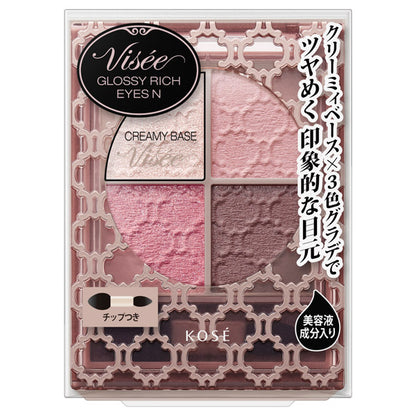 VISEE Riche Glossy Rich Eyes N (PK-4 Mauve Pink)