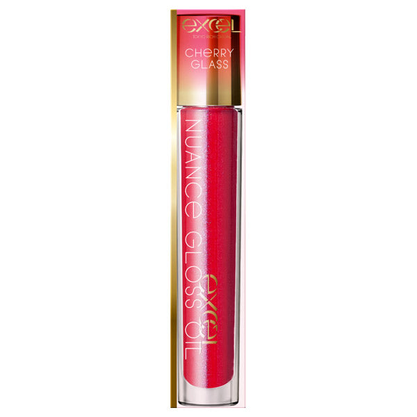 excel Nuance Gloss Oil, GO02 (Cherry Glass), Pearl in