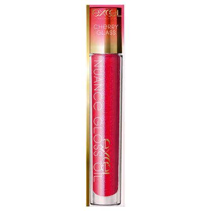 excel Nuance Gloss Oil, GO02 (Cherry Glass), Pearl in
