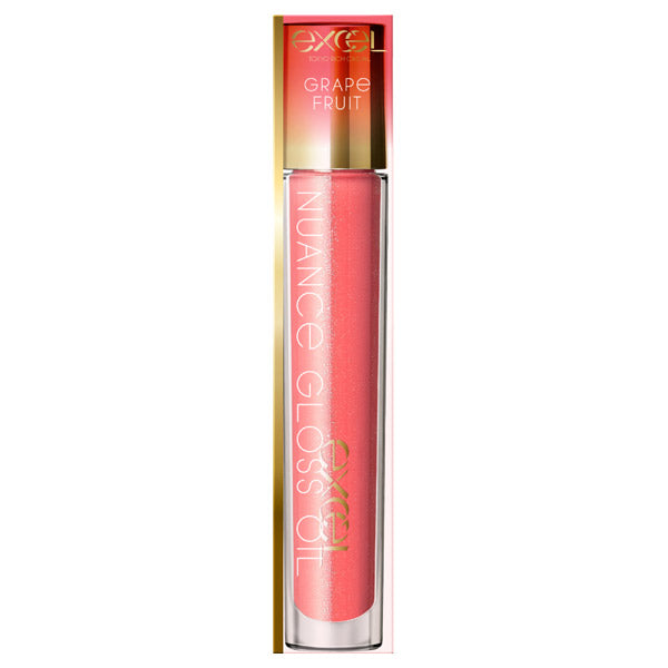 excel Nuance Gloss Oil, GO01 (Grapefruit), Pearl in