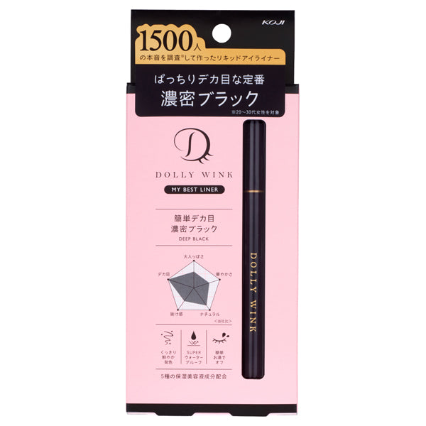 Dolly Wink My Best Liner, Deep Black