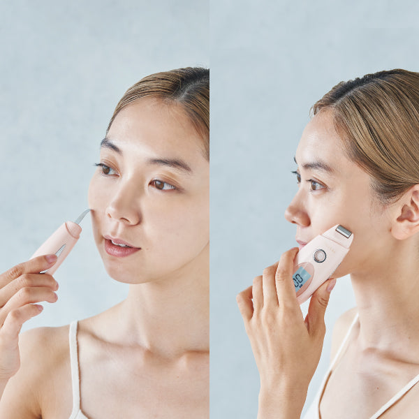 Rechargeable Facial EMS Peeling, White, W42XD27XH180(mm)