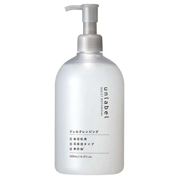 unlabel Moist Botanical Gel Cleansing, 500ml