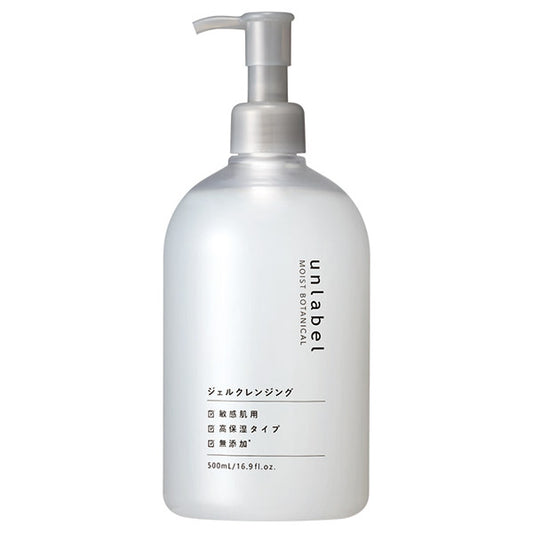 unlabel Moist Botanical Gel Cleansing, 500ml