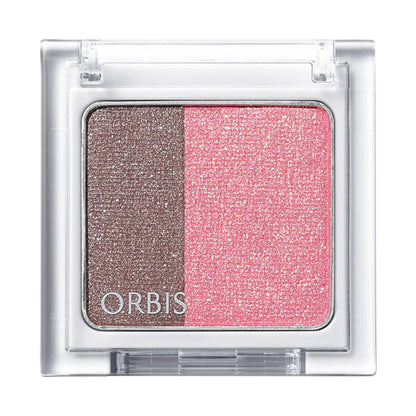 ORBIS Twin Gradient Eye Color, Sugar Storm Hare Invisible Gentle Pink, Fragrance-Free