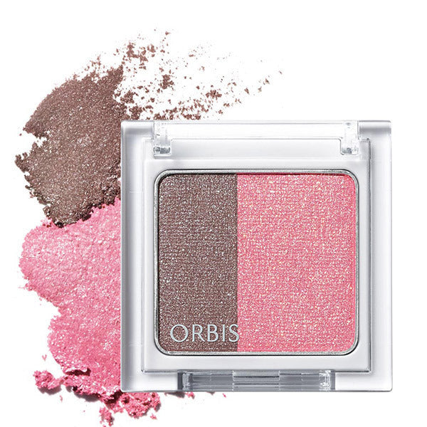 ORBIS Twin Gradient Eye Color, Sugar Storm Hare Invisible Gentle Pink, Fragrance-Free