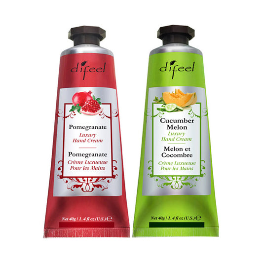 Difeel Couple Set 22 Natural Hand Cream Luxury (Pomegranate & Melon), 40g x 2