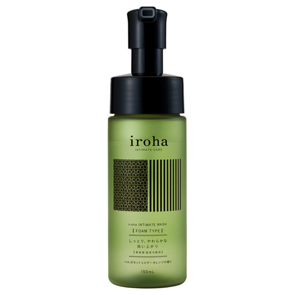 iroha INTIMATE WASH [FOAM TYPE], 150ml, Bergamot and Bitter Orange Scent