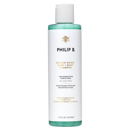 PHILIP B Nordic Wood Hair & Body Shampoo, 350ml