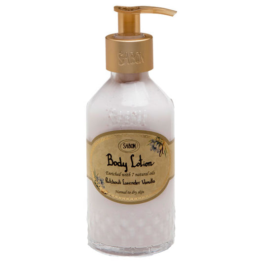 SABON Body Lotion Patchouli Lavender Vanilla, 200ml