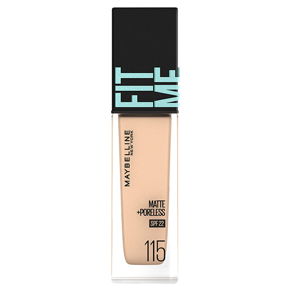 Fit Me Liquid Foundation R, SPF22, 115 Standard Skin Tone (Pink), 30ml