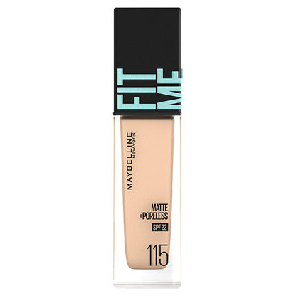 Fit Me Liquid Foundation R, SPF22, 115 Standard Skin Tone (Pink), 30ml
