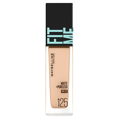 Fit Me Liquid Foundation R, SPF22, 125 Standard Skin Tone (Pink), 30ml