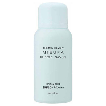 MIEUFA Fragrance UV Spray SPF50+ PA++++, 80g (Cherie Savon)