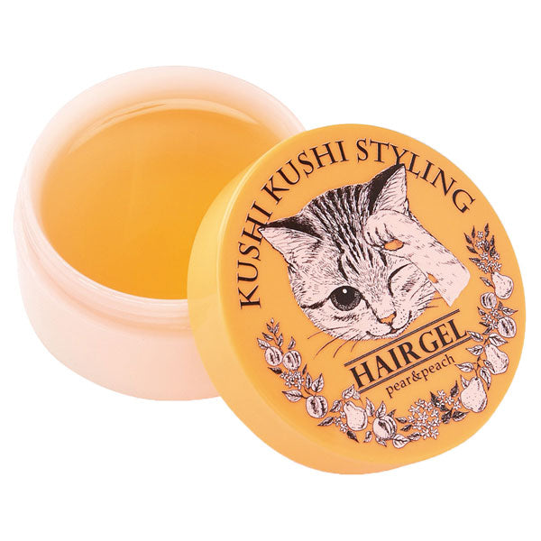 Comb Grooming 3D Styling Hair Gel (Pear & Peach Scent), Orange, 50g