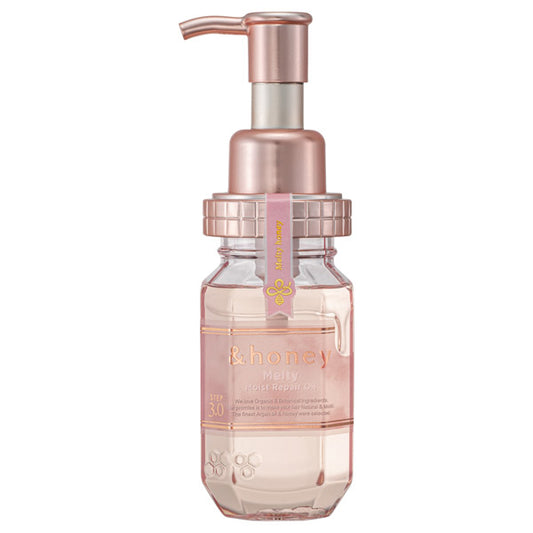 &honey Melty Moist Repair Hair Oil 3.0, 100ml, Shower Rose Honey Scent