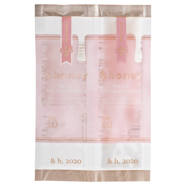&honey Melty Moist Repair Shampoo 1.0 & Hair Treatment 2.0 Trial, 10ml + 10g