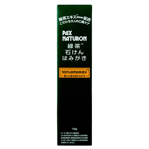 PAX NATURON Green Tea Soap Toothpaste (Hakka), 120g