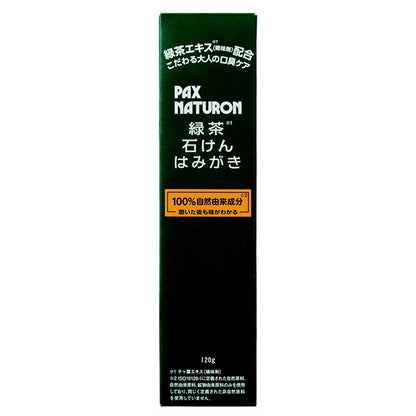 PAX NATURON Green Tea Soap Toothpaste (Hakka), 120g
