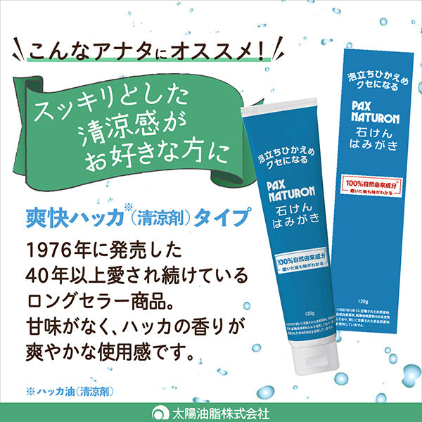 PAX NATURON Soap Toothpaste (Hakka), 120g
