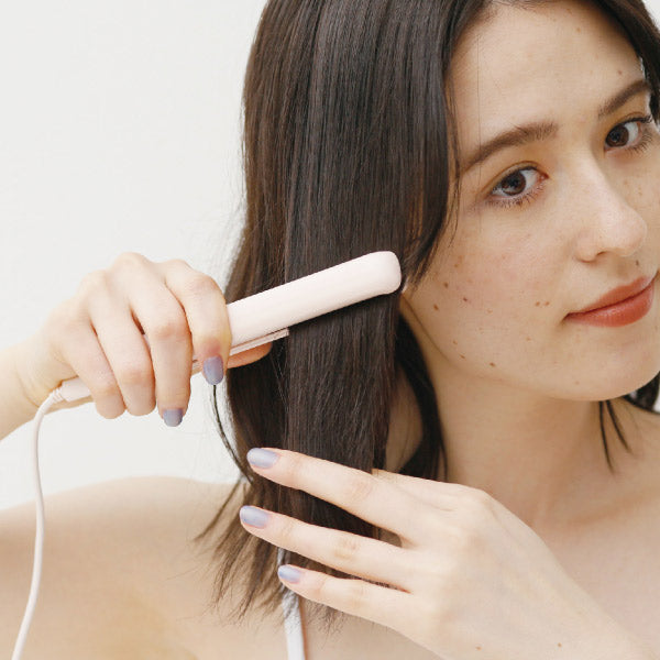 USB Styling Hair Iron, Pink, W18XD25XH165(mm)