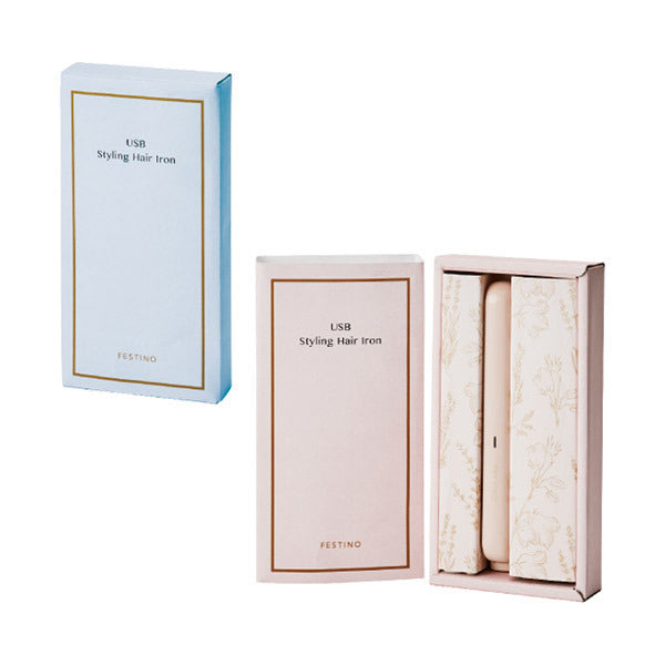 USB Styling Hair Iron, White, W18XD25XH165(mm)