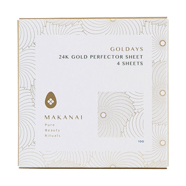 Gold Leaf Glossy Skin Sheet, 4 Sheets