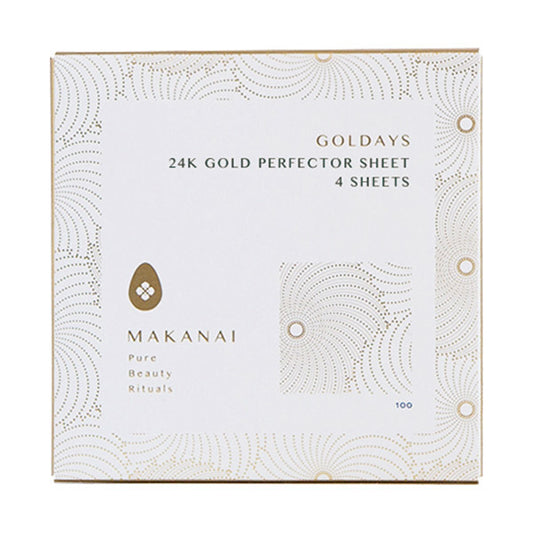 Gold Leaf Glossy Skin Sheet, 4 Sheets