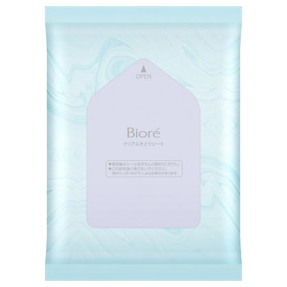Biore Clear Wipe Sheets (Aqua Floral), 7 Sheets