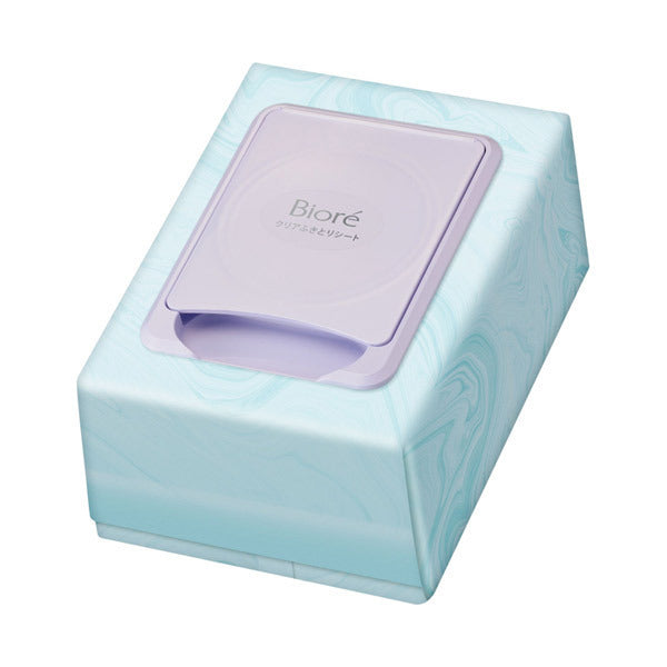 Biore Biore Clear Wipe Sheet, 32 sheets, Aqua Floral Scent